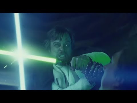 Luke Skywalker vs Kylo Ren | All 3 Flashback Scenes (HD)