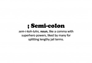 Semicolon definition ; thewritepractice.com