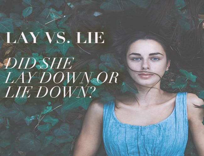 lay vs lie