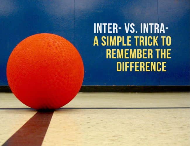 Inter versus Intra