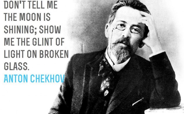 show don't tell chekhov quote