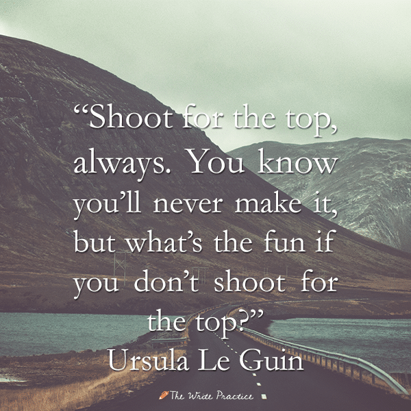 Ursula Le Guin writing quote