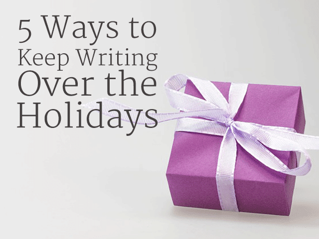 writing holidays