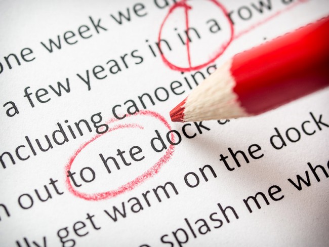 Proofreading red pencil