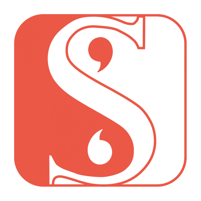 Scrivener Superpowers logo outline