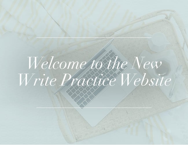 Welcome to the New Write Practice Website