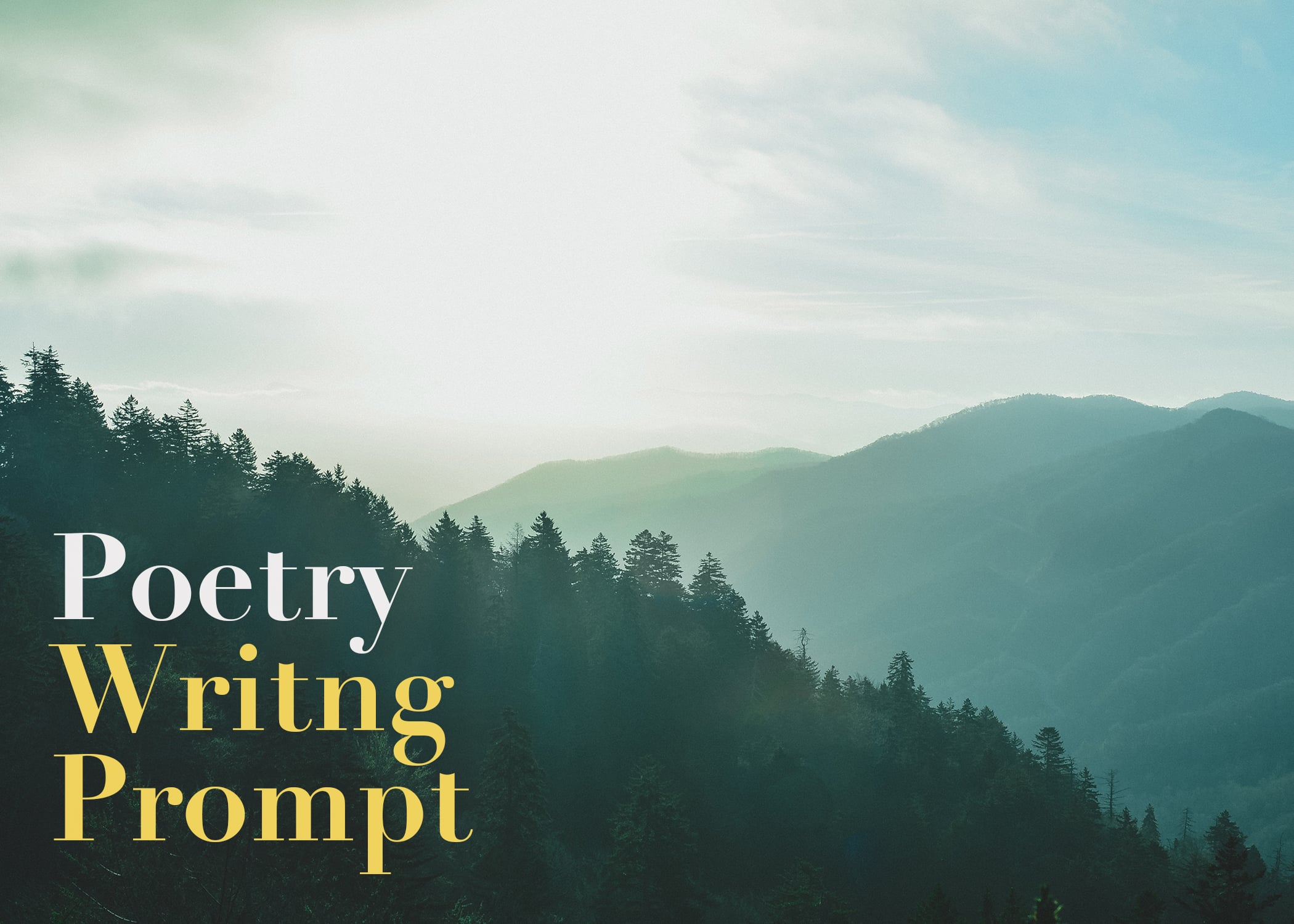 Poetry Writing Prompt