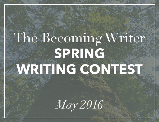 Becoming Writer Spring Writing Contest
