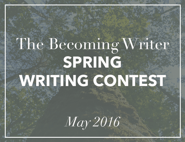 Announcing Our Spring Writing Contest