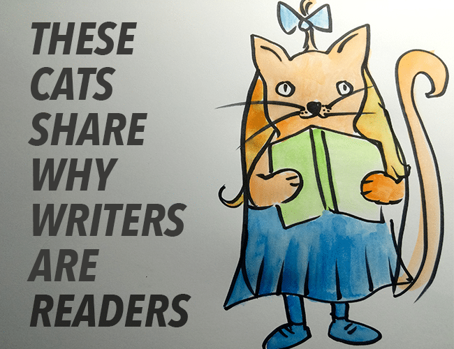 These Cats Share Why Writers Are Readers