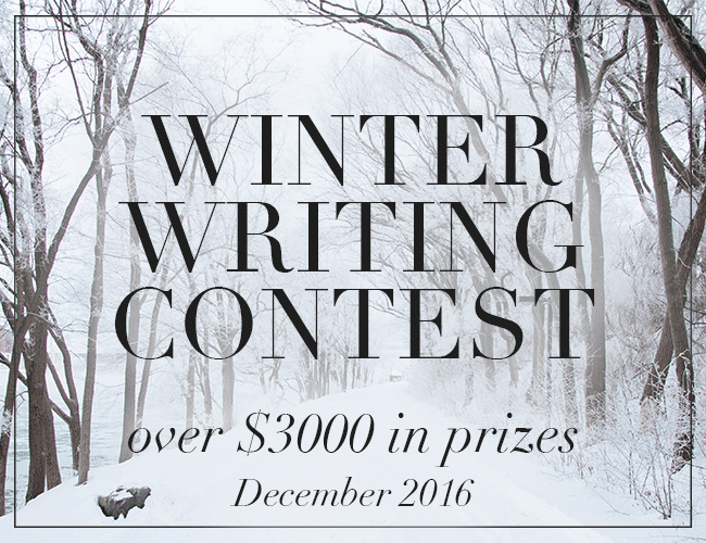 Join Our Winter Writing Contest (Over $3000 in Prizes!)