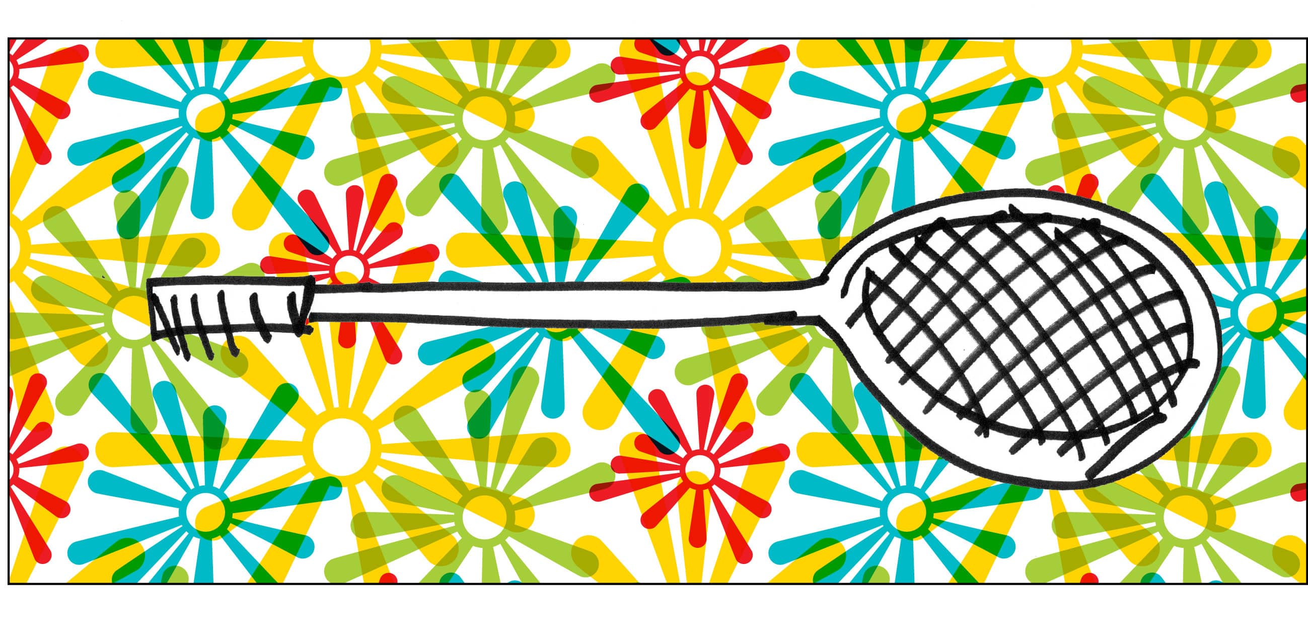 badminton-racketflowers