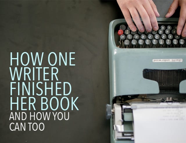 How One Writer Finished Her Book