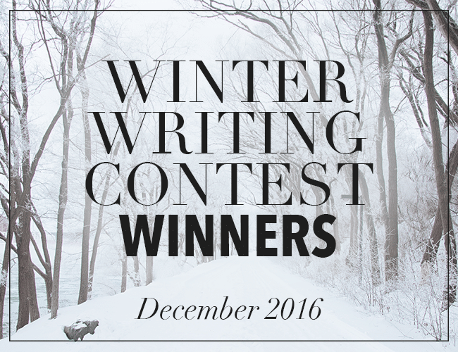 Winter Writing Contest Winners