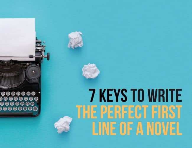 how to start the first sentence of a book