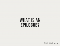 What is an Epilogue