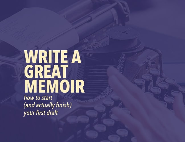 how to write a personal memoir