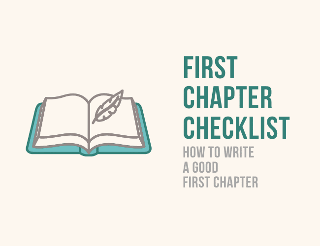 How to Write a Good First Chapter: Checklist