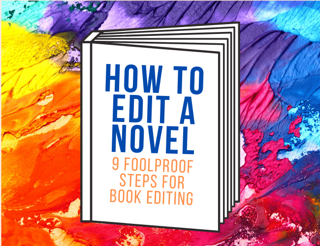 how to edit a novel