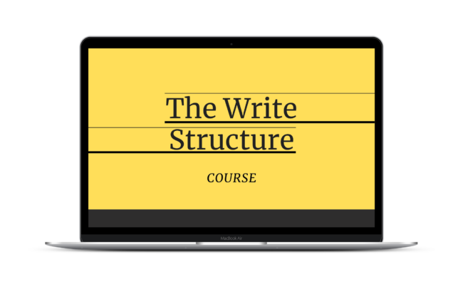 The Write Structure Course Mockup