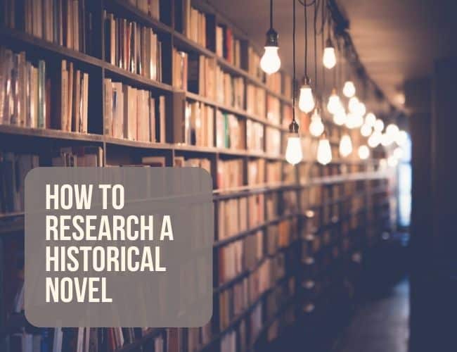 how to do research on a novel