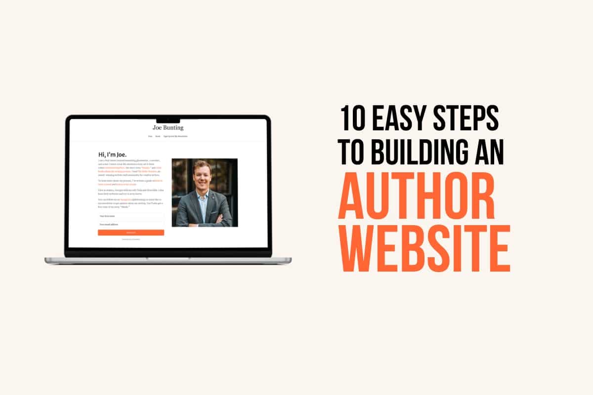 10 Steps to Building an Author Website