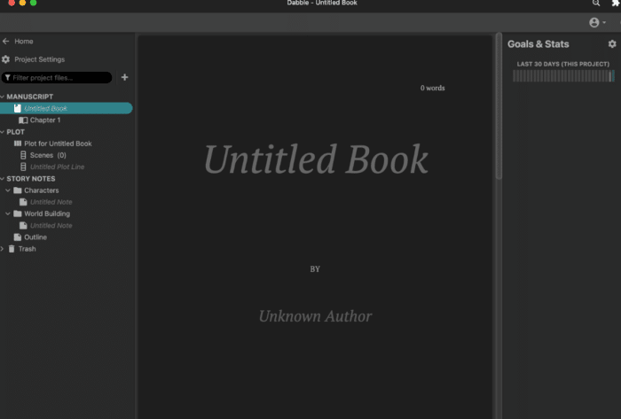 Dabble Review: Best book writing software