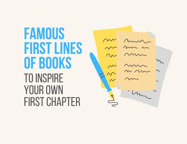 Famous First Lines of Books to Inspire Your Own First Chapter