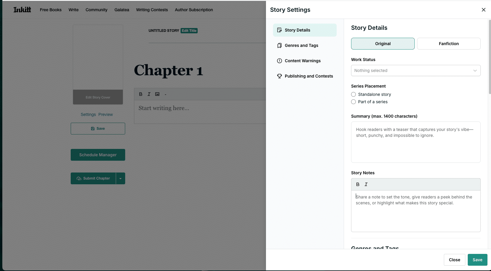Story Upload: Inkitt Review