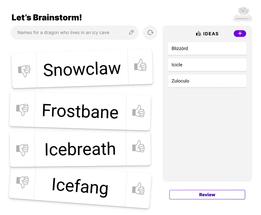 Sudowrite Reivew: brainstorm