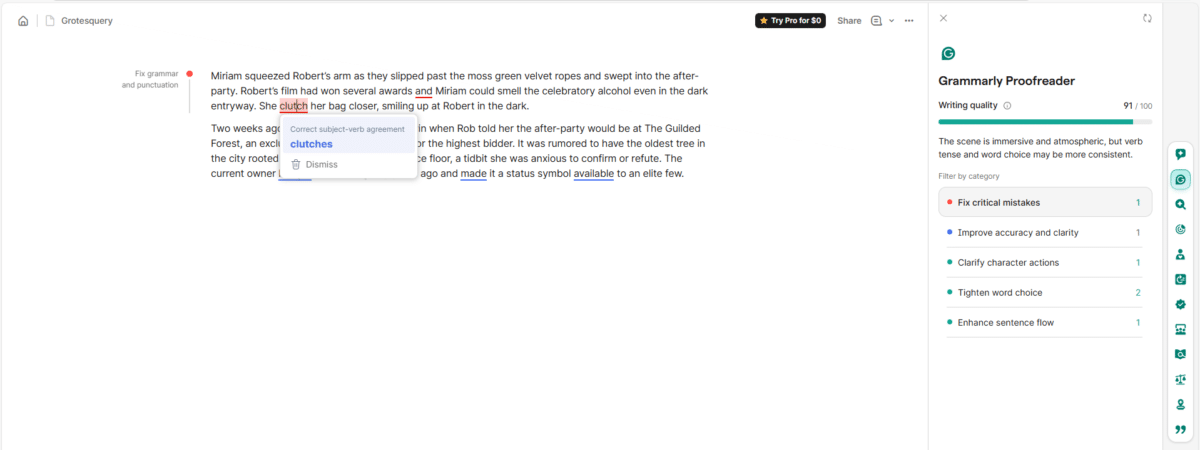 Grammarly vs Hemingway App 