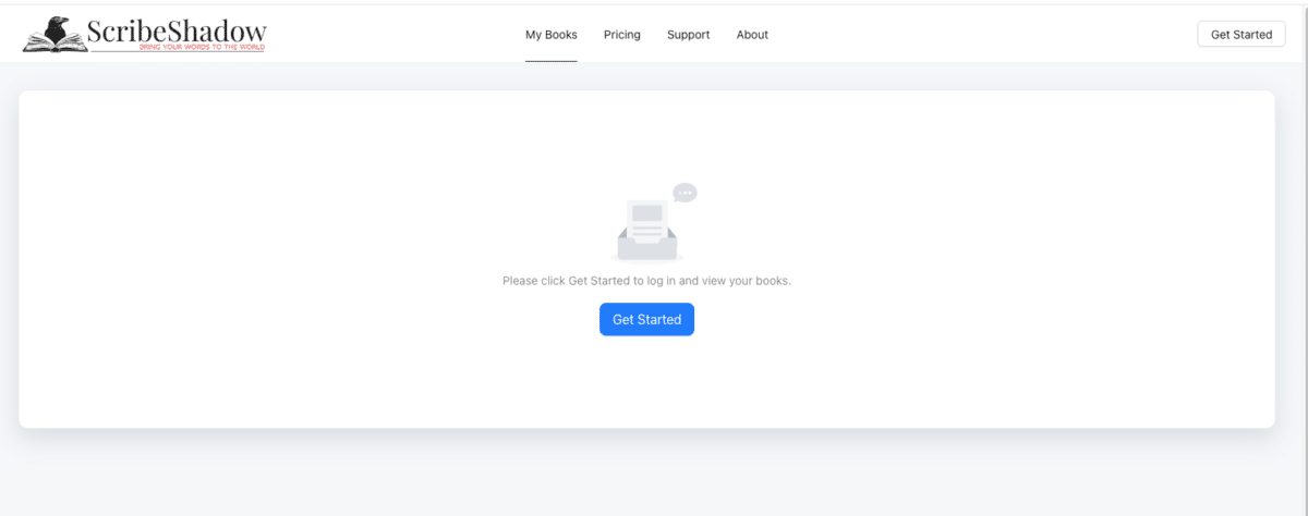 ScribeShadow Review: main page